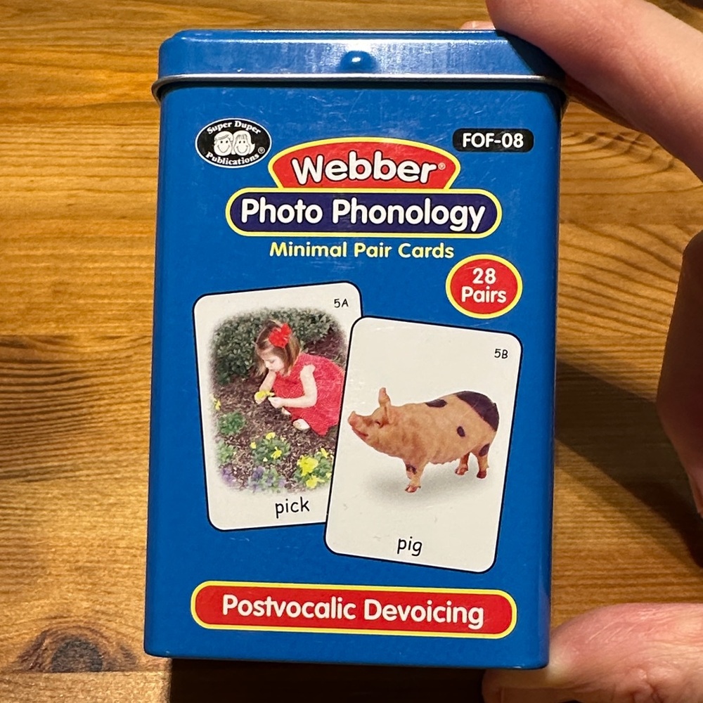 Webber Photo Phonology Cards for Articulation